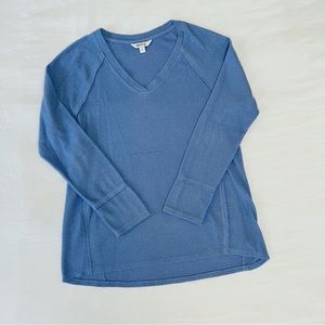 Wildfox Periwinkle V-Neck Top